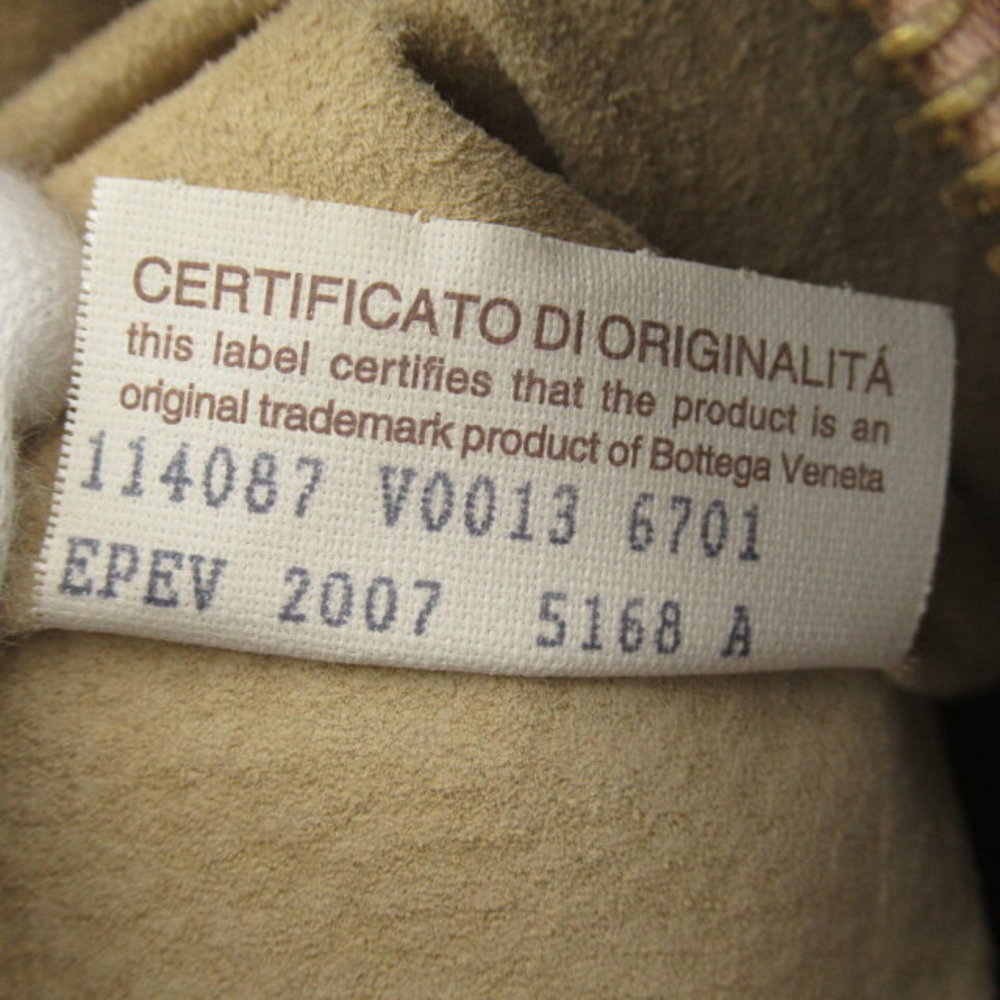 Bottega Veneta handbag leather pink beige - Picture 7 of 10
